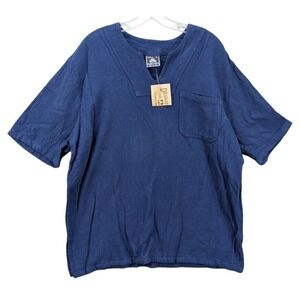 California Drawstrings Women's Top Short‎ Sleeve Cotton Preshrunk USA Size M NWT